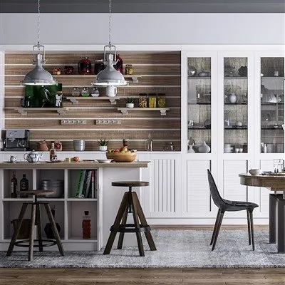 کابینت آشپزخانه زیبا PvC