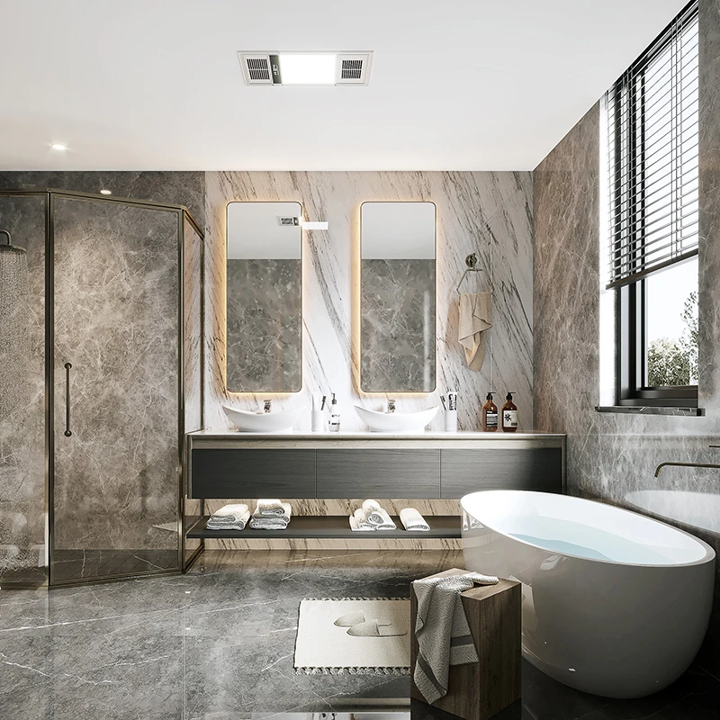 Wood Grain Bathroom Vanities